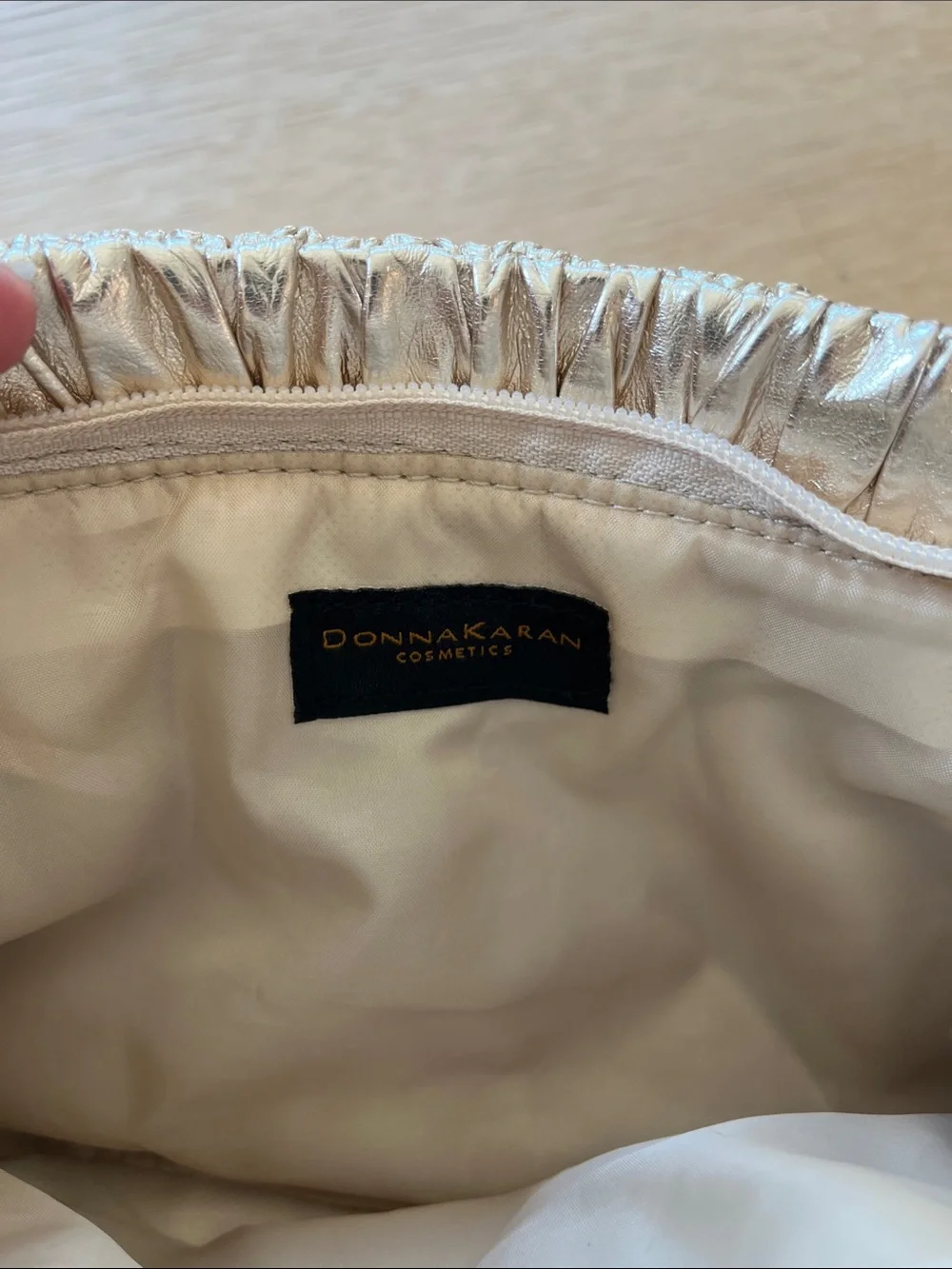 Dkny metallic gold